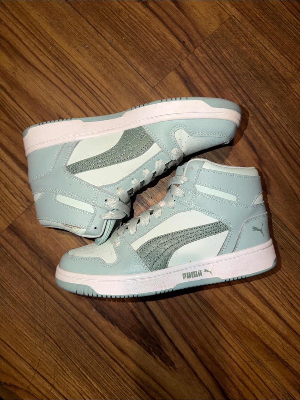 Puma High-Top Sneakers - Mint